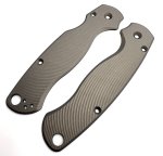 Spyderco Para Military 2 Crucarta SCALES - Agent Series - Sniper Grey Anodized