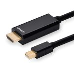 UGreen MINI Displayport Male To 4K@30HZ HDMI Cable 1.5M - BLACK-MD101-20848