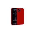 Liquid Silicone Back Case Compatible With Iphone 11 Pro Max-red
