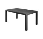 Verona Rectangular Table Charcoal – 6 Seater Coo
