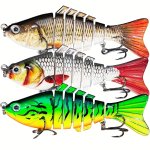 Fishing Lures Full-size Multi Jointed Swimbait Slow Sinking Segmented Bass Fishing Lure Swimming Fishing Lure For Freshwater Sal