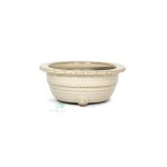 Japanese Shiro Glazed Round Containers - Small 135 D X 65MM H