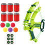 Kids Archery Toy Bow Set With Foam Balls And Can Targets