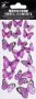 Jewel Butterflies - Pastel Purple 17 Pieces