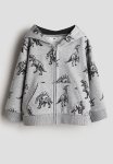 Zip-through Hoodie - Grey