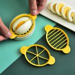 1PC 3IN1 Egg Slicer Hard Boiled Eggs Slicers Egg Cutter Creative Egg Slicer Kitchen Egg Cutter Food Slicers Fruit Slicers Househ