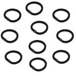 Braided Elastic Hair Ties - 10 Pack