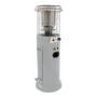 Alva Short Stand Patio Gas Heater Grey