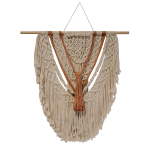 Teah Wall Hanging - Natural With Terracotta Braid