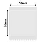 NB532 - - B1 B21 B3S B4 - 50X50MM - 150 Transparent Labels