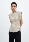 Blouse Column - Light Pastel Grey