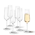 Champagne Glasses - Set Of 6 In Tivoli Design