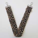 Giraffe Tote Bag Straps - Grey Silver Metal