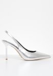 Soiree Slingback Court - Silver