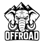 Fierce Elephant Offroad Vinyl Sticker - Mountain Adventure Decal For Trucks