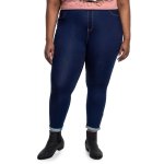 Plus Size Denim Pull On Jegging - Indigo