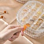 Clear Multi-layer Jewellery Storage Box With Compartments