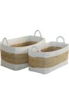 Basket Rectangle Stripe - Large