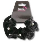 Velvet Hair Scrunchie - Assorted Pearl