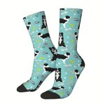 Border Collie Green Socks BCS1