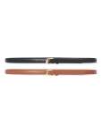 Harper 2 Pack Jean Belt - M-l Black tan