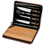 Tramontina 8PC Braai Set With Cutting Board & Case