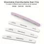 5PCS Nail Files Professional Nail Files Reusable Double Sided Emery Board Nail Styling Tools For Home And Salon Use