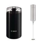 Bosch - Electric Coffee Grinder With Milk Frother