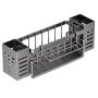 Compact Sink Caddy Kitchen Countertop Soap Dispenser Organizer - Grey