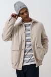 Corduroy Bomber Jacket - XL Cement