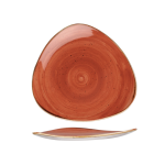 Churchill Spiced Orange Triangle Plate 22.9CM - Set Of 12 - 22.9 Cm