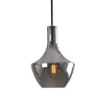 Lilian Glass Pendant Light Smoke - Large