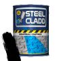 Bulk Pack X 3 Steel Cladd Quick Dry Paint - Black 1LITRE