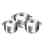 6-PIECE Stainless Steel Cookware Set - Gourmet Line