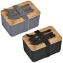 Pasuta Recycled Plastic & Bamboo Lunch Box