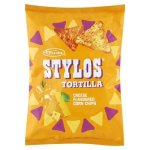Stylos Gluten Free Cheese Flavoured Tortilla Corn Chips 145G