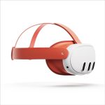 Quest 3 Facial Interface And Head Strap - Blood Orange