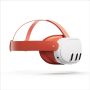 Quest 3 Facial Interface And Head Strap - Blood Orange