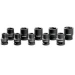Metabo Socket Wrench Set 1 2"DR Impact-proof 10PCE