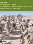 Det One - U.s. Marine Corps U.s. Special Operations Command Detachment 2003-2006 U.s. Marines In The Global War On Terrorism Har