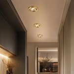 Tilt Curved Rim GU10 Recessed Downlight 83MM Various Colours - Gun Metal