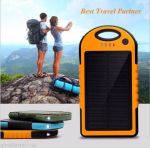 5000MAH Portable Waterproof Solar Charger Dual USB External Battery Power Bank