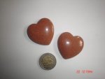 Sunstone goldstone Stone Heart JULS13