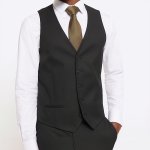 Mens Suits LWD4 D b Waistat Black - XL