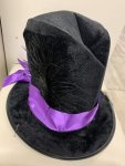 Mad Hatter Black Purple Hat
