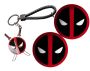 Deadpool Car Coasters & Spinning Keyring Set