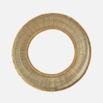 Malawian Rattan Mirror - Large