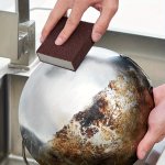 1PC Magic Scrubber: The Ultimate Kitchen Tool For Effortless Cleaning Of Stainless Steel Pots And Pans