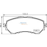 Stone Brake Pad Set Front SP51465