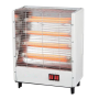 2000W 4 Bar Electric Heater With 4 Power Settings & Overheat Protection